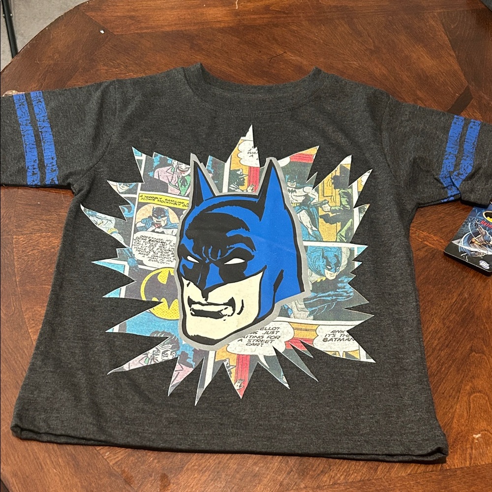 Batman Black Cotton Blend Tee